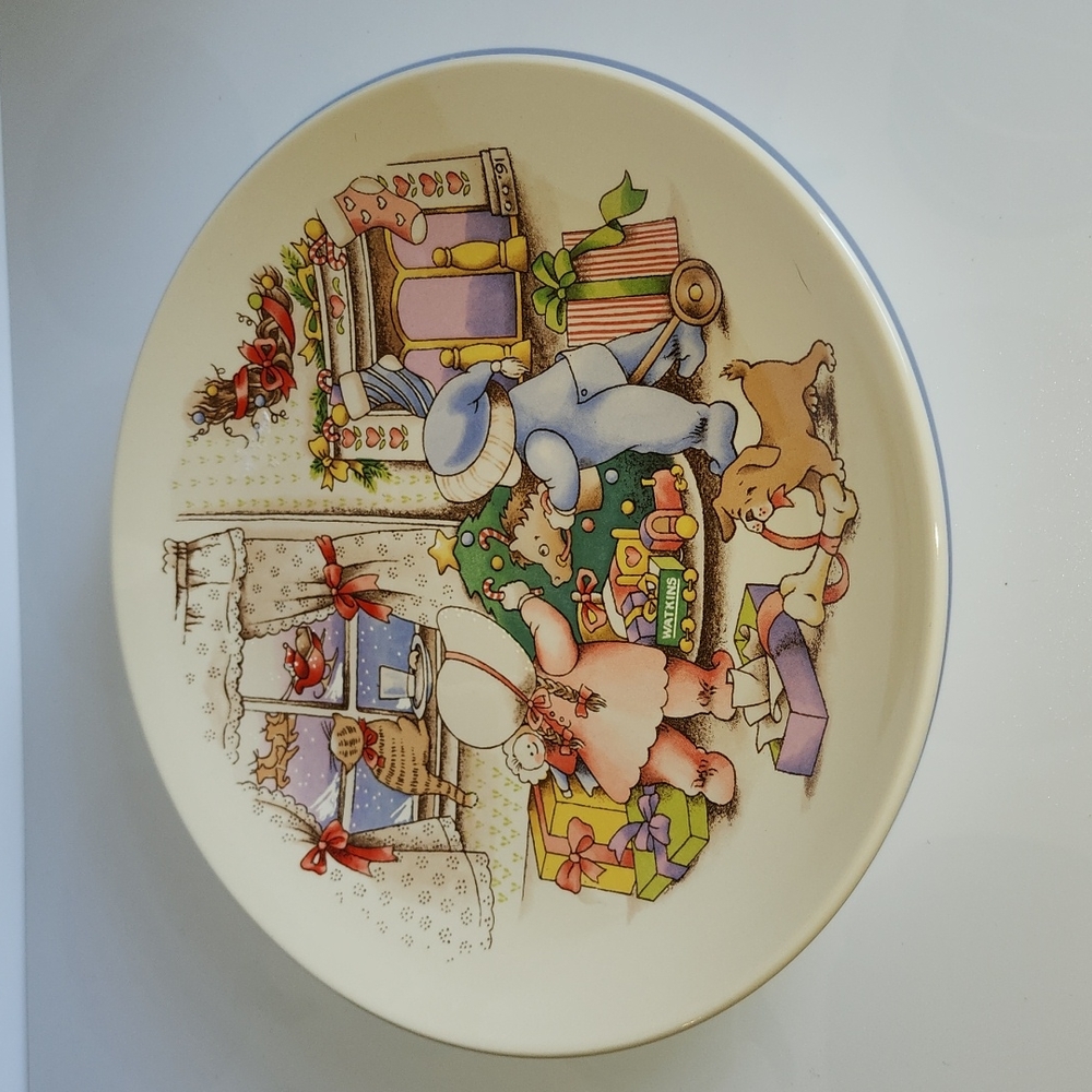 Country kids collector's dessert plate